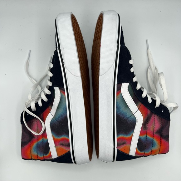 Vans Sk8-Hi Dark Aura True White/Multicolor Sneakers - Picture 5 of 9